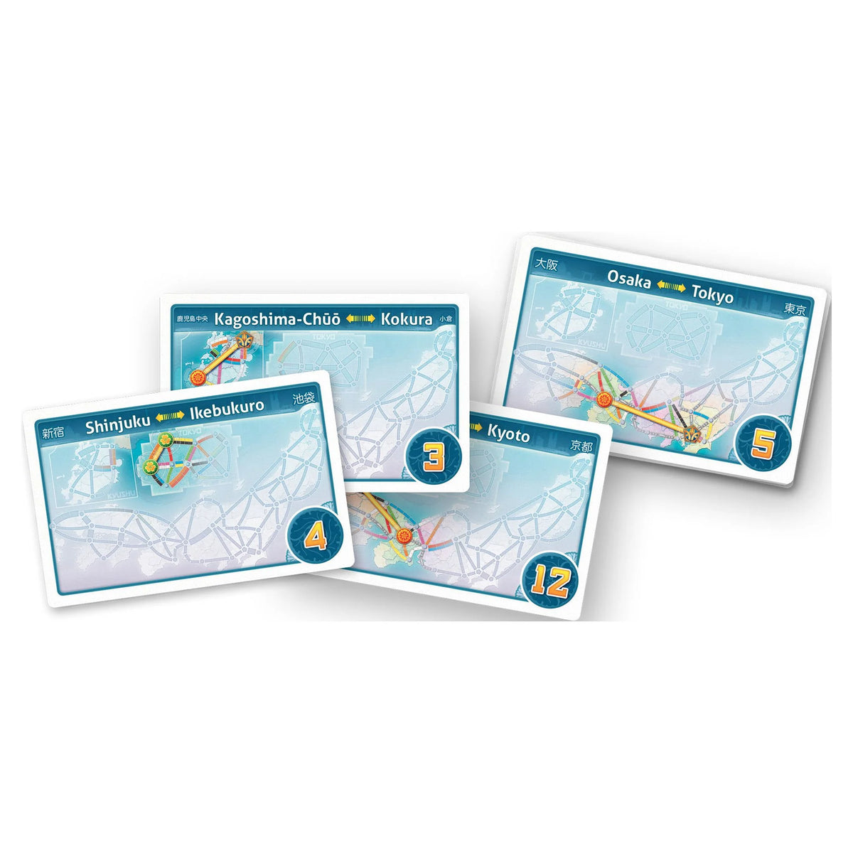 Japan & Italy Map 7 Strategy Board Game H606