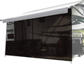 Black Mesh Sun Shade Screen for Awning Pack of 2 H364792