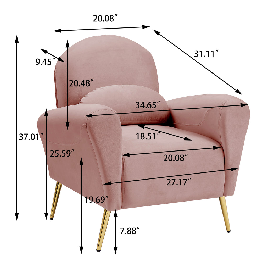 Blue Upholstered Armless Chair I267348