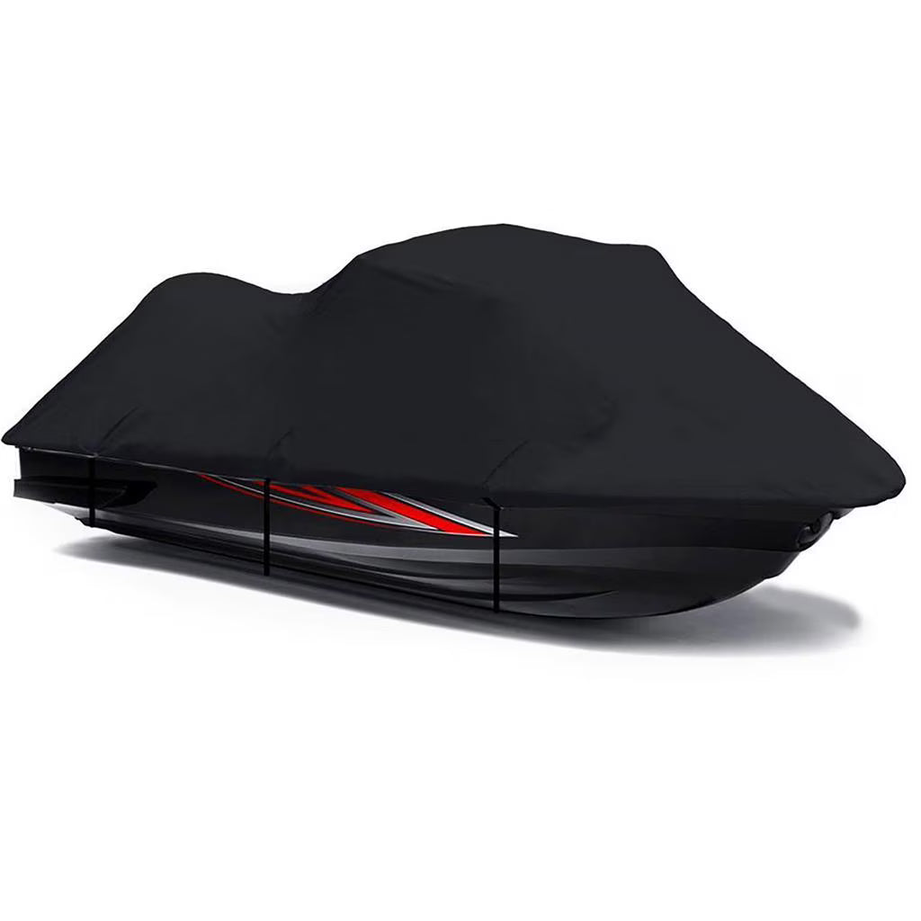 Black 600 Denier Jet Ski PWC Cover 2 Seater E227643