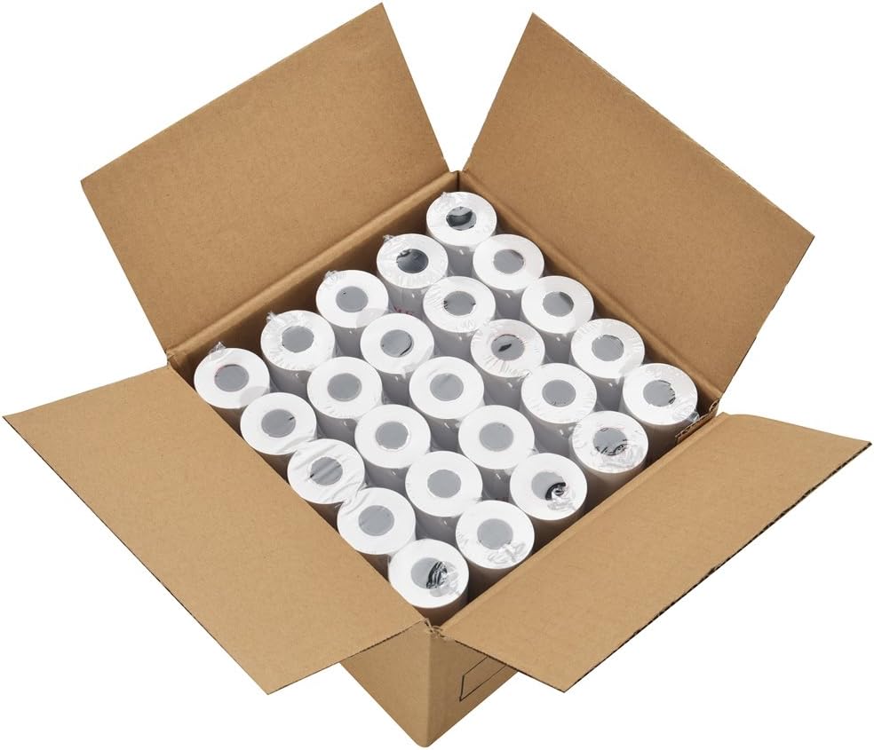 50 Rolls 2 1/4 x 165' Thermal Paper Receipt Paper P6989