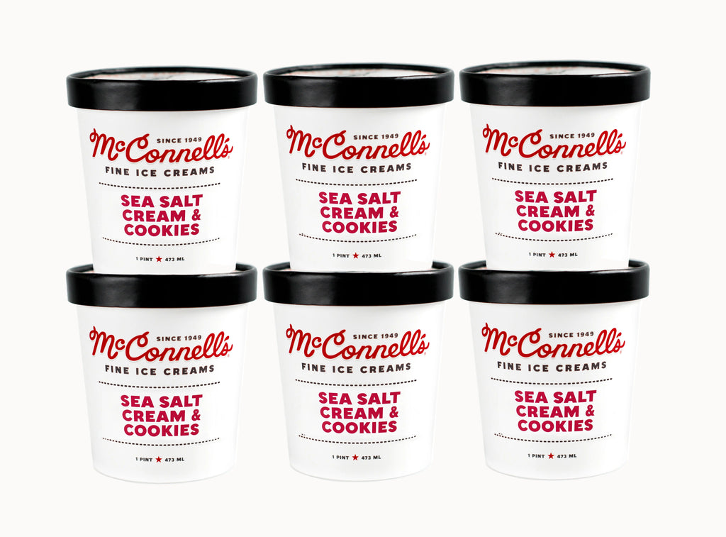 Sea Salt Cream & Cookies Ice Cream, 16 oz. (6 Ct) B59564