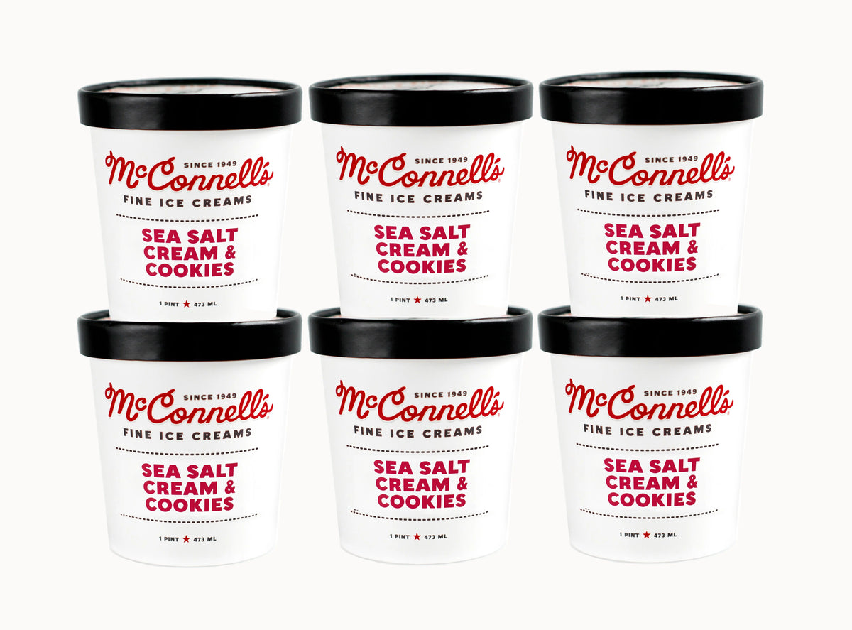 Sea Salt Cream & Cookies Ice Cream, 16 oz. (6 Ct) B59564