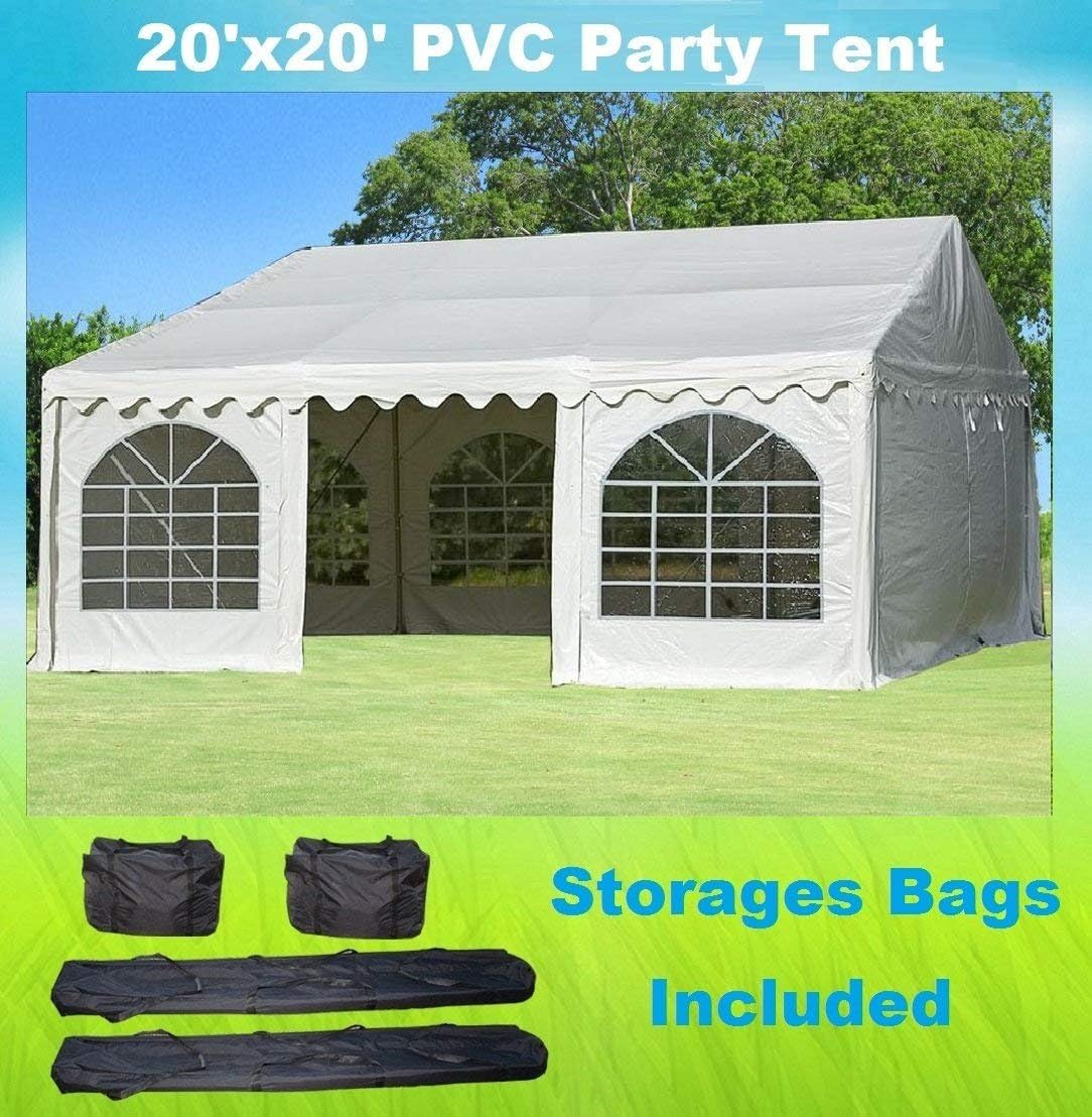 20'x20' White PVC Party Tent S1133