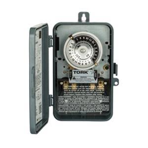 120V SPST 40A 24 Hour Mechanical Time Switch Plastic Case Clear Cover I3315