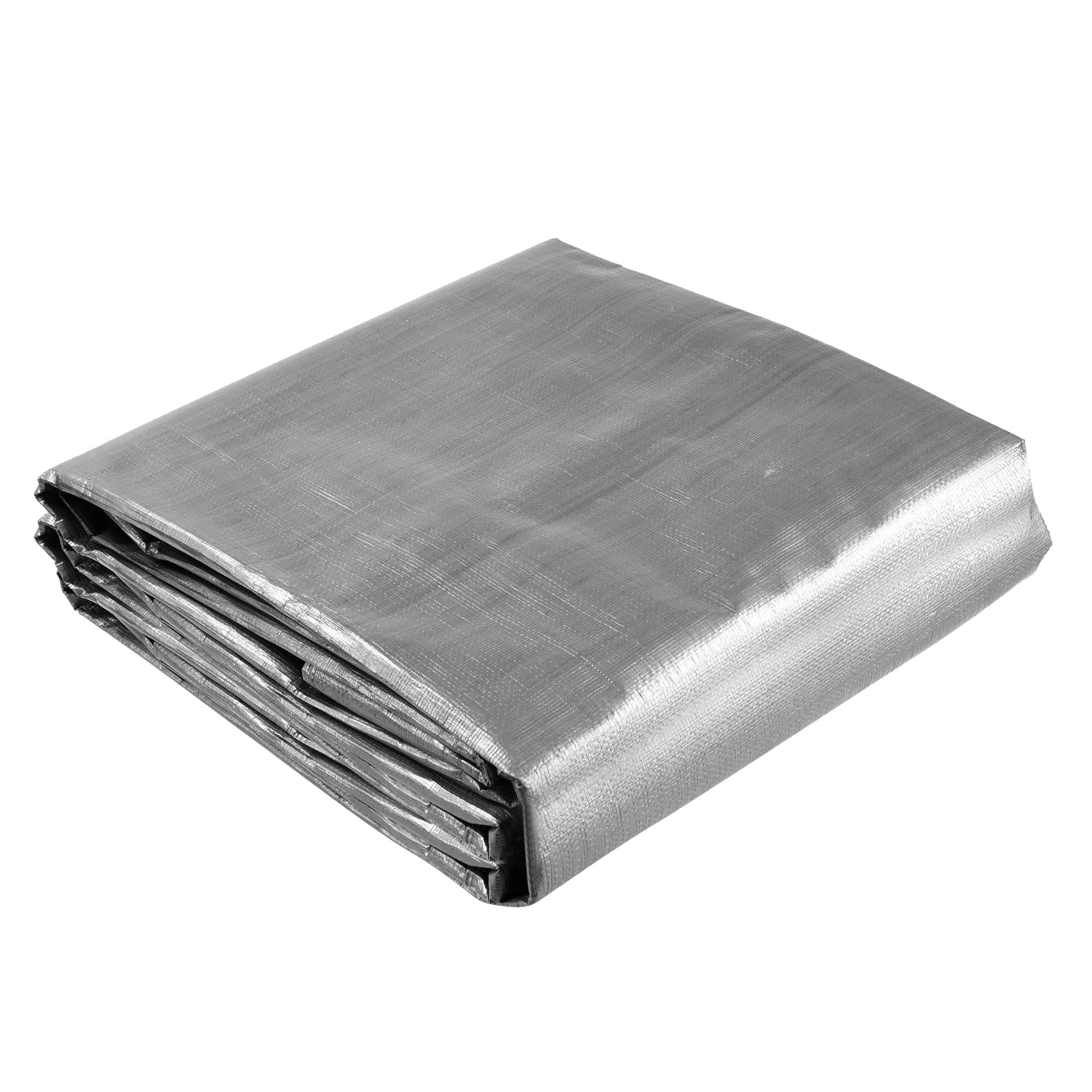 20x30ft Heavy Duty Reinforced Poly Tarp Waterproof Tarpaulin with Eyelets U96754