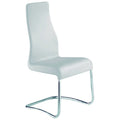 White Leather Dining Chair X686