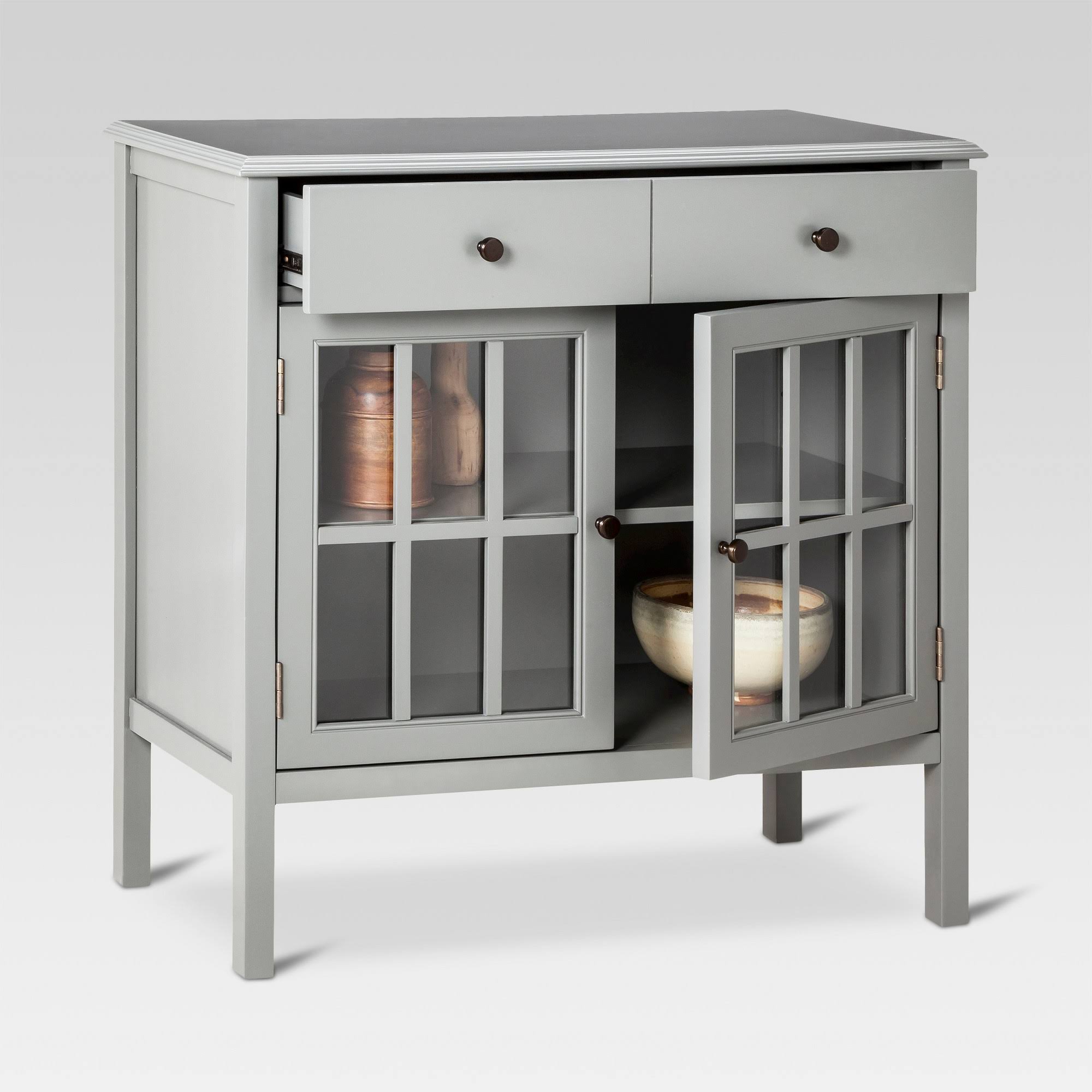 Storage Cabinet with Drawer Gray V5420