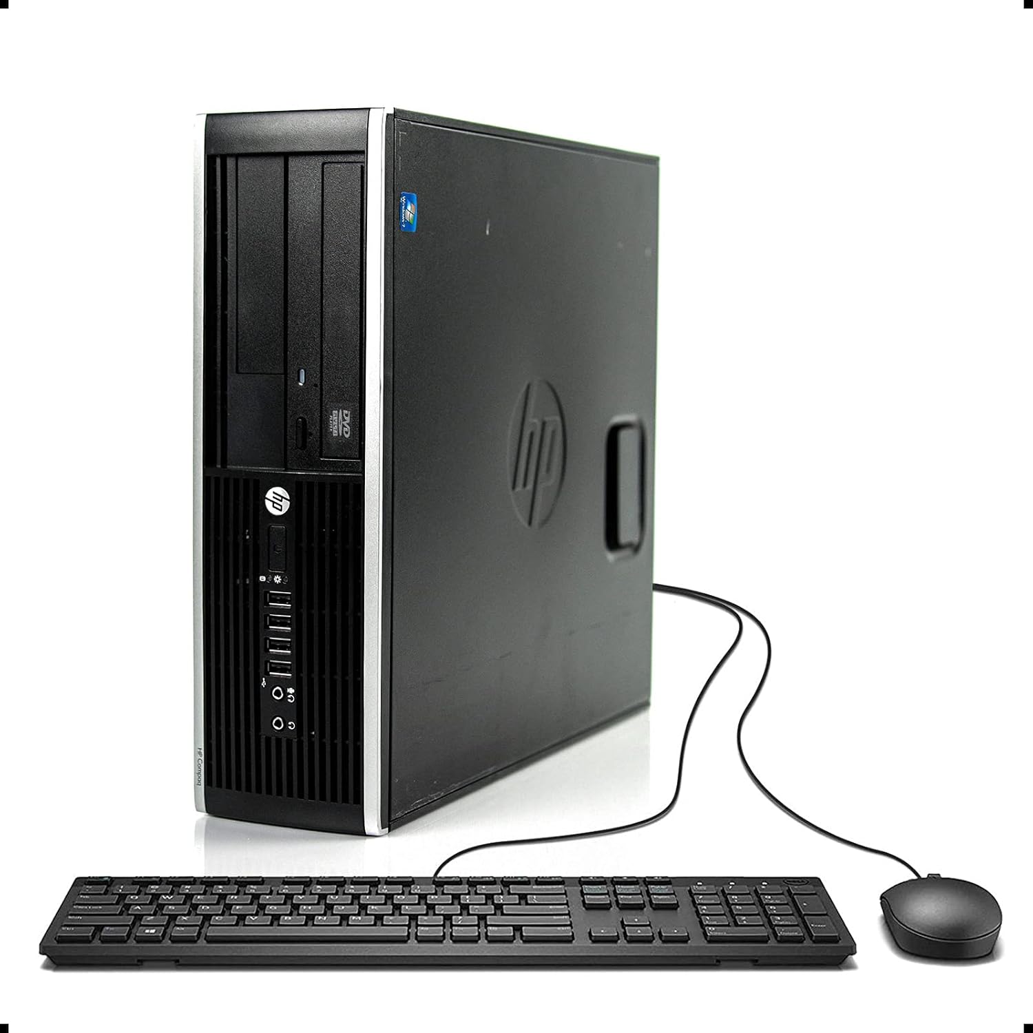 Small Form Desktop Computer PC (Intel Core i5-3470, 3.2GHz, 16GB RAM, 240GB SSD, Windows 10 Pro 64-Bit) (Renewed) P201