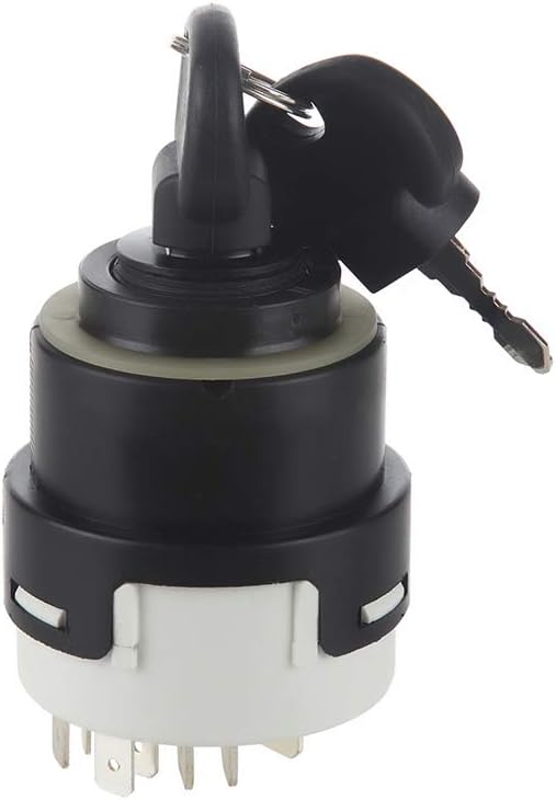JCB Ignition Switch with 4 Position 9 Terminal 2 Keys C914