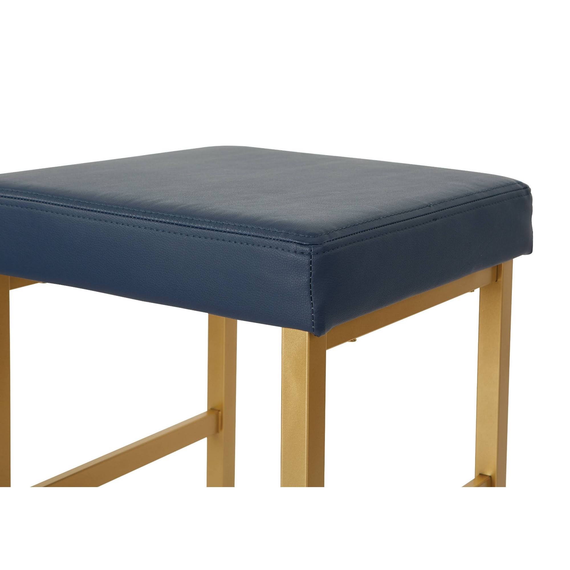 Blue Backless Stool X7479