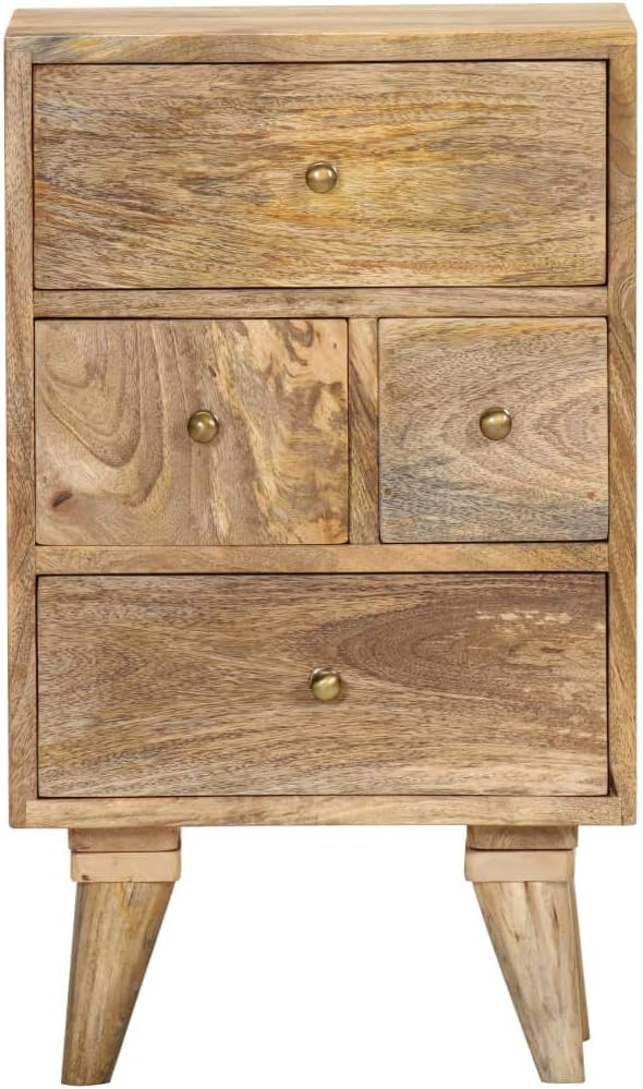 Solid Mango Wood Bedside Cabinet Y12231