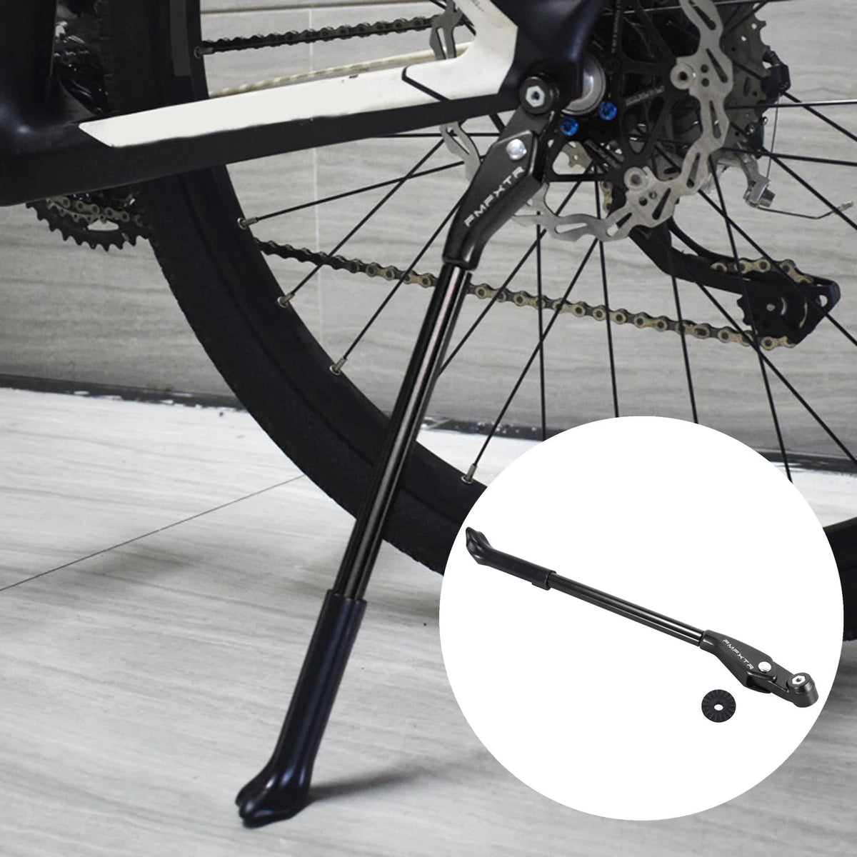 Adjustable Kickstand Mountain BMX Road black O435