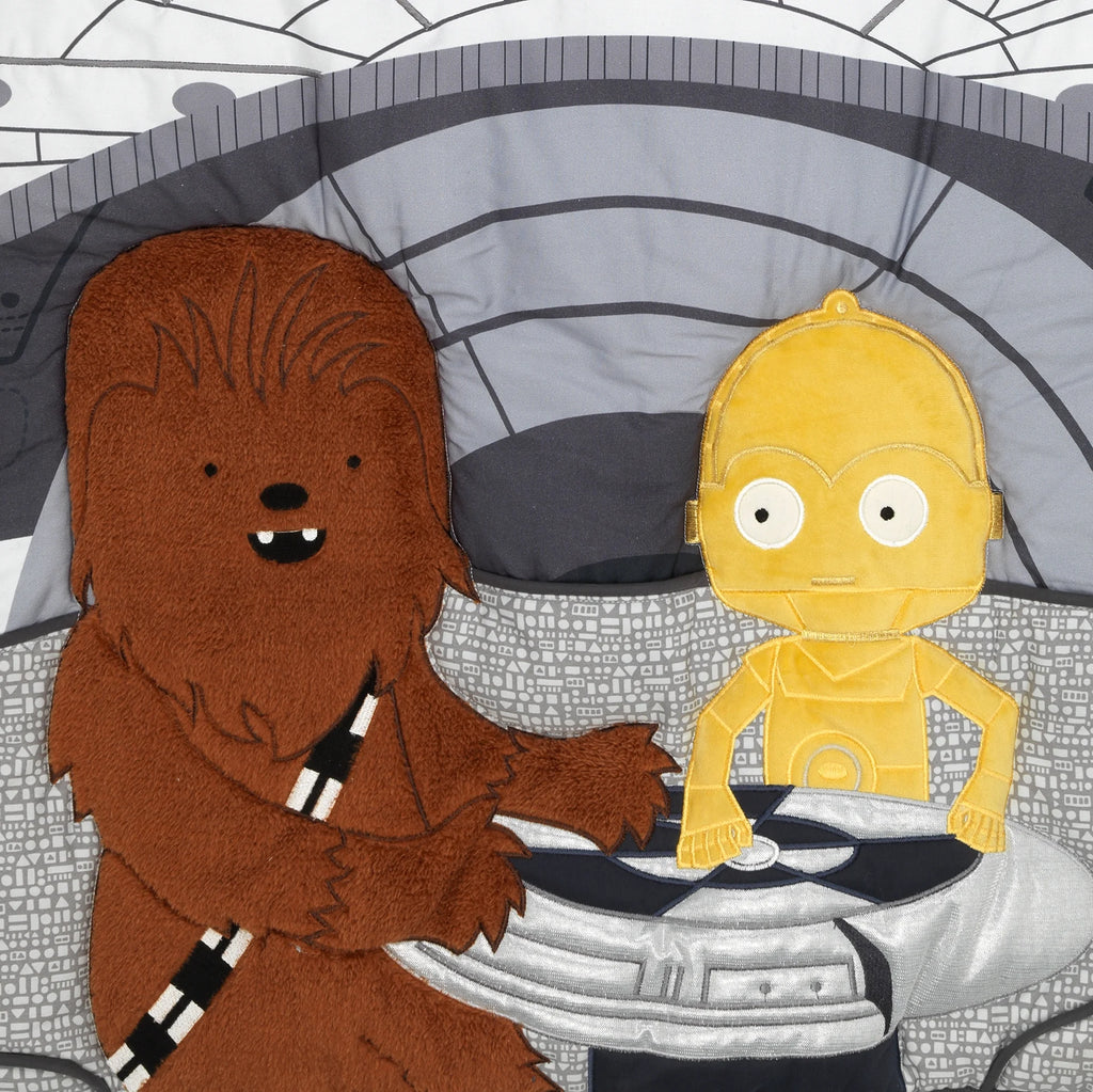Star Wars Millennium Falcon 4-Piece Baby Crib Bedding Set B136