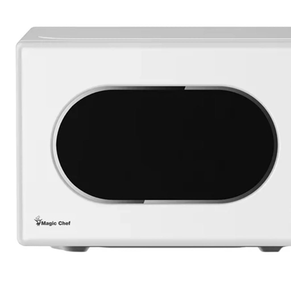 White 0.7 Cubic Feet 700W Countertop Microwave E875