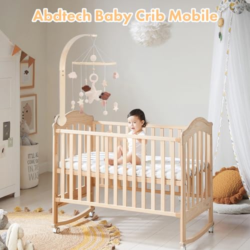 Boho Bee Flower Baby Crib Mobile O4795