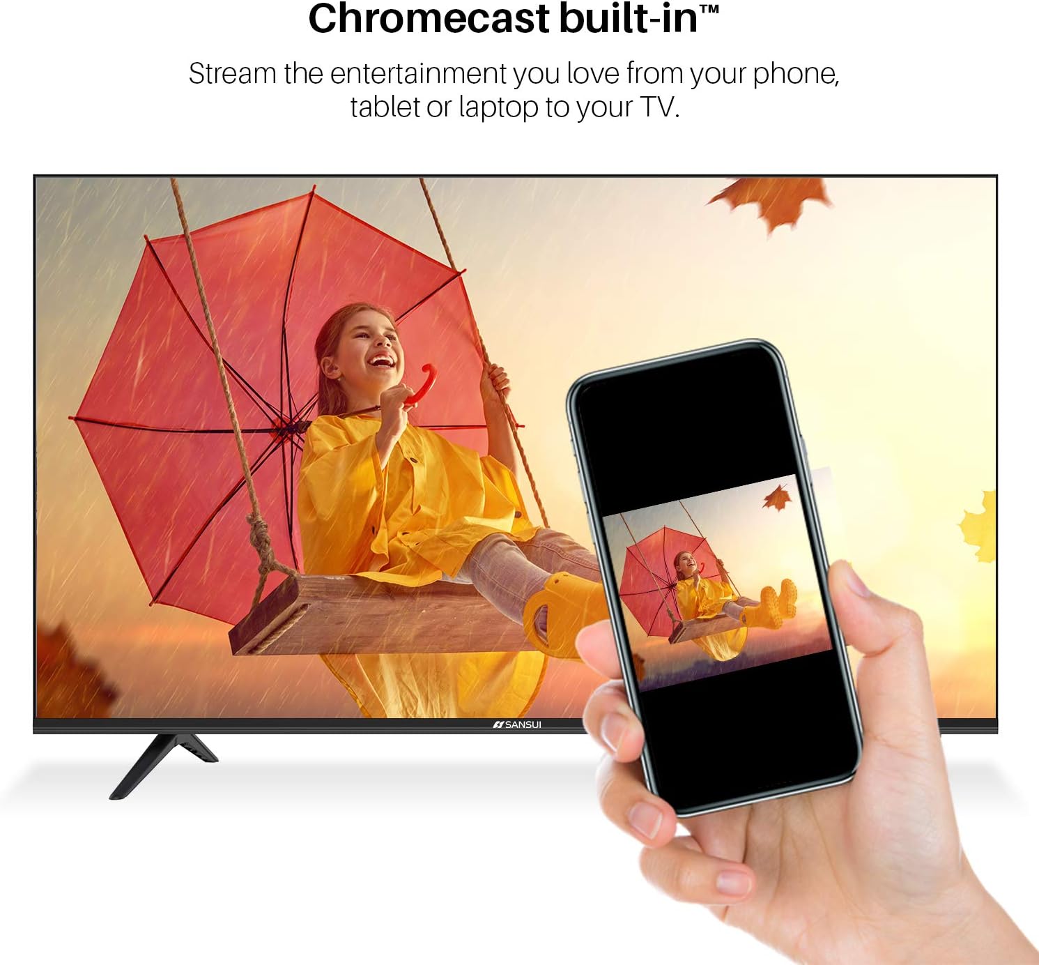 55 inch 4K UHD HDR Smart LED Android TV F2197