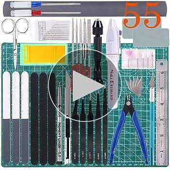 15 Pcs Model Building Tools Kit with Plastic Box P366