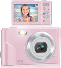 Pink FHD 1080P 36.0 Mega Pixels Compact Digital Camera, Pack of 2 C718694