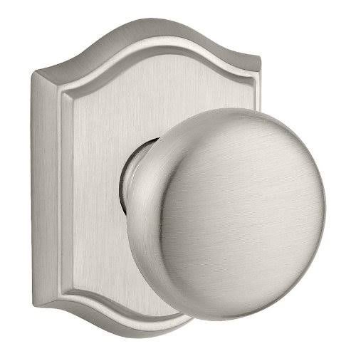 Matte Antique Nickel Round Keyed Door Knob H677621