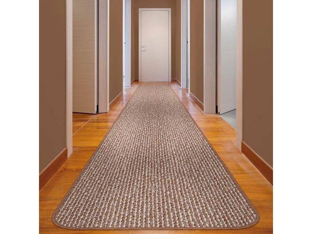 Skid-Resistant Carpet Runner, Praline Brown, 14 ft. x 36 in. G423