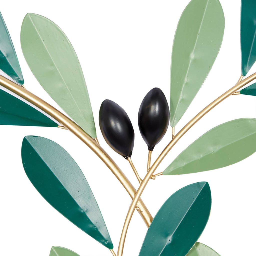 Green Iron Coastal Wall Decor B877