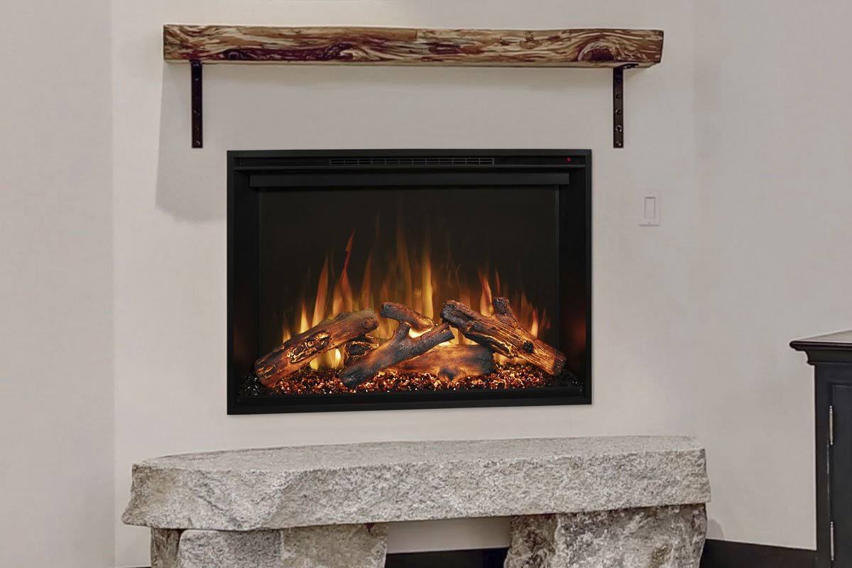30 inch Built in Electric Fireplace Insert B611795