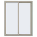 Desert Sand Vinyl Right-Handed Sliding Window with Fiberglass Mesh Screen T9256