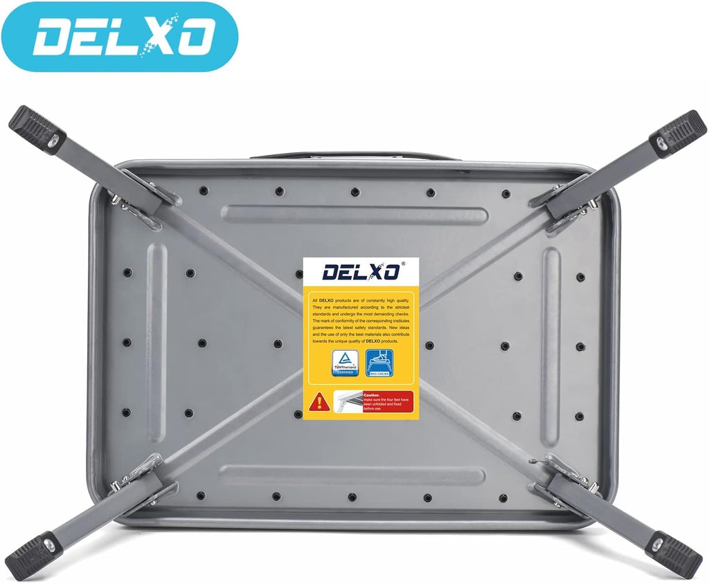 Folding Steel Step Stool with Non Skid Rubber Platform F6294