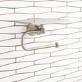 Brushed Nickel Toilet Paper Holder with Shelf E198797