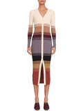 Striped Midi Sweaterdress B3705