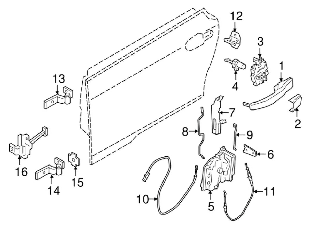 Handle Bracket Right T147616