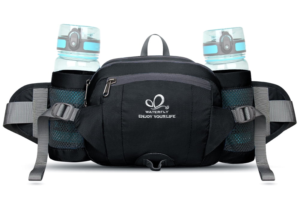 4.5L Fanny Pack Waist Bag with Two Water Bottle Holder U584