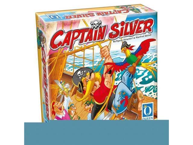 Queen Games Captain Silver - Family Board Game (2-4 Player) R7346