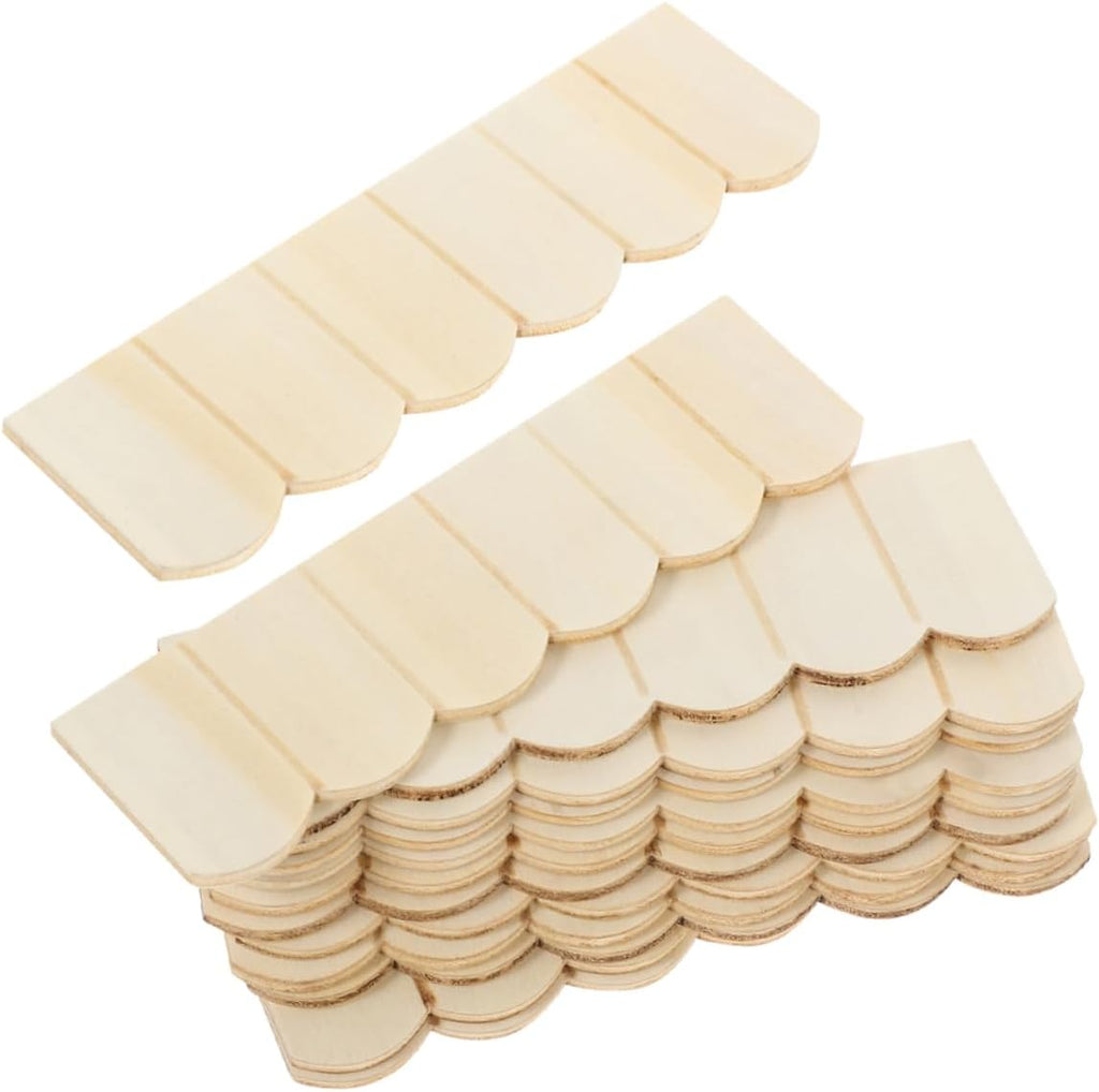 24pcs Dollhouse Miniature Roof Tile B9488