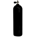 Black 100 Cubic Aluminum Tank with Pro Valve G872