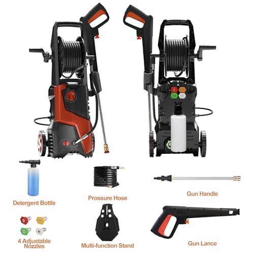 Electric Pressure Washer 5000PSI 3.5GPM with 20FT Hose & 16.3FT Cord C79087