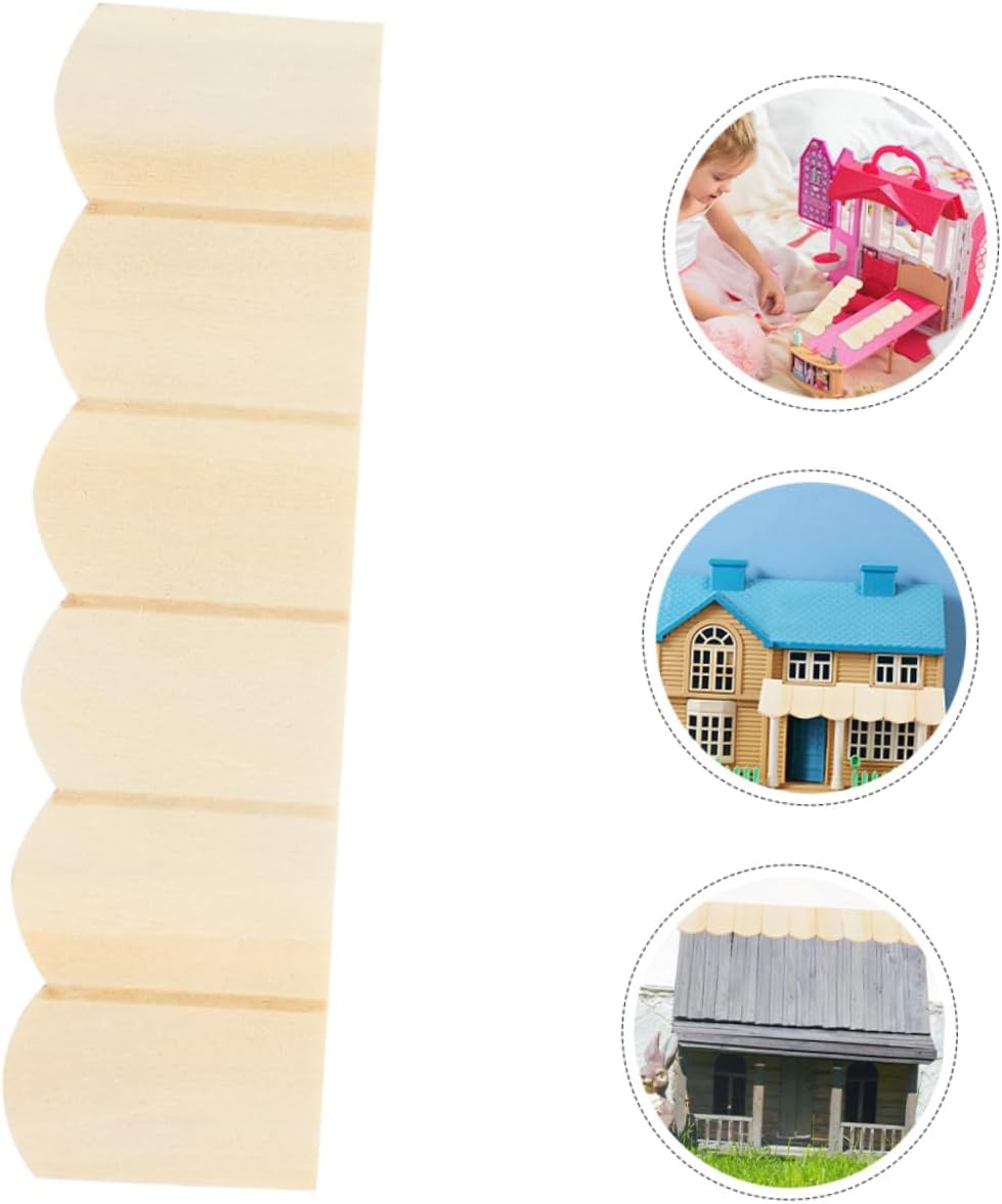 24pcs Dollhouse Miniature Roof Tile B9488