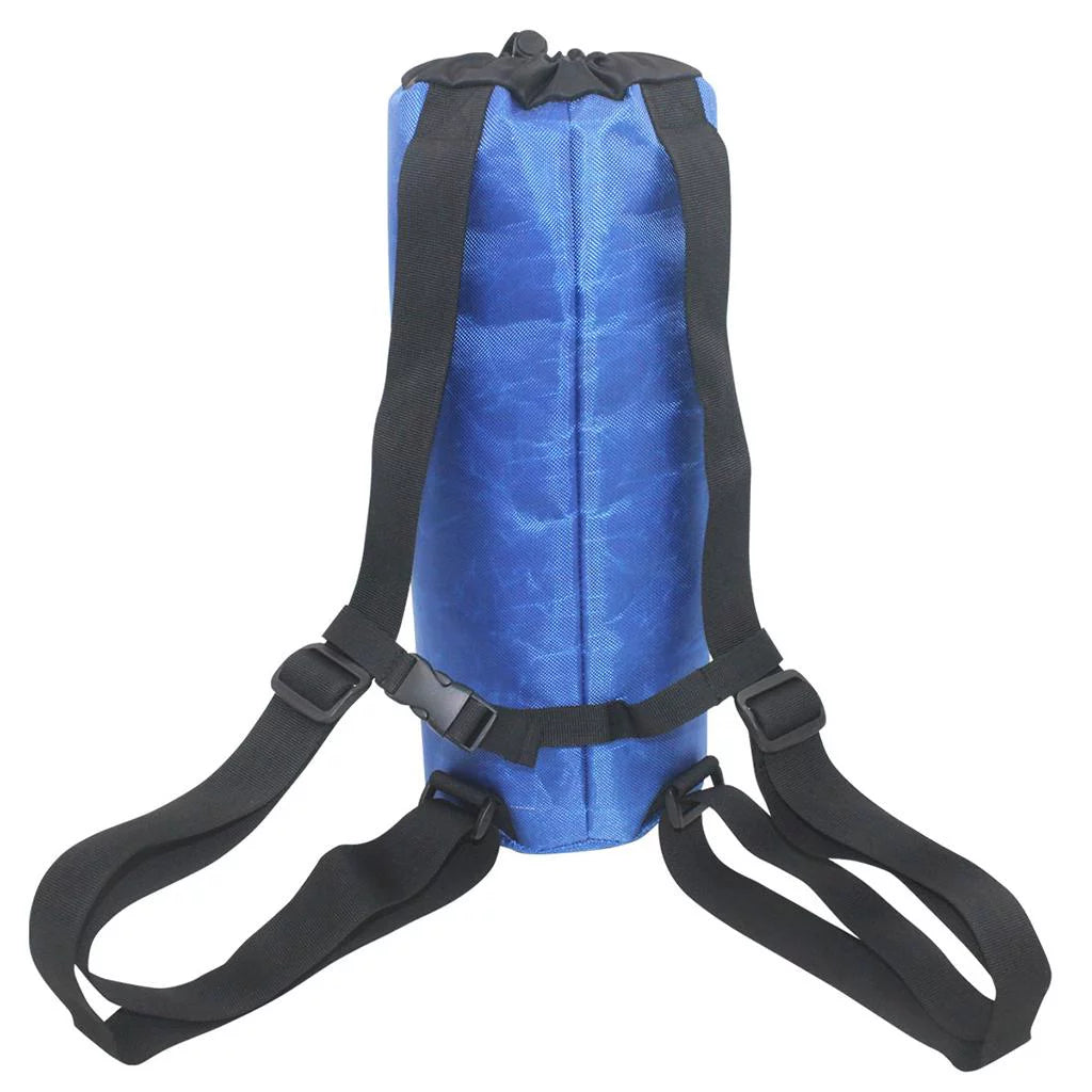 Oxygen Cylinder Tank Holder Backpack Sleeve Bag With Adjustable Shoulder Strap And Side Pockets Y83035