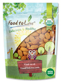 Organic Raw Almonds, 3 Pounds H4956
