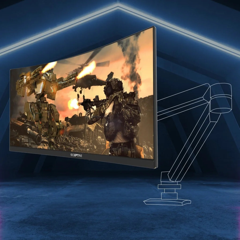 34" Curved Screen Gaming LCD Monitor, 21:9, Black K81727