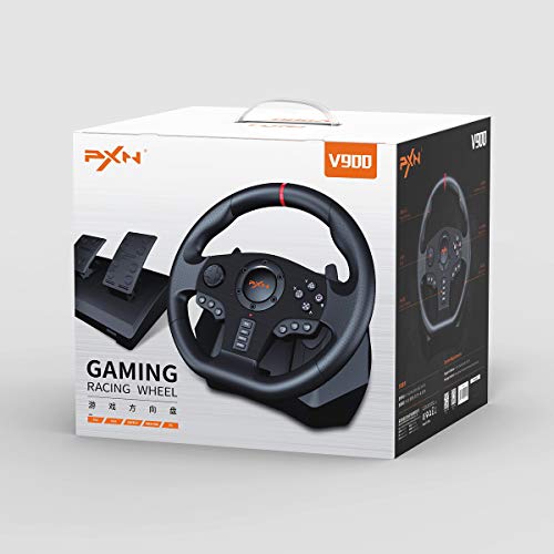 PC Steering Wheel with Linear Pedals J450