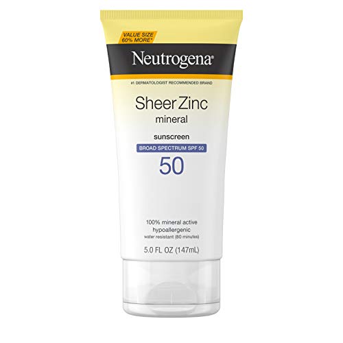Sheer Zinc Oxide Dry-Touch Sunscreen Lotion SPF 50, 3 fl. oz H9426