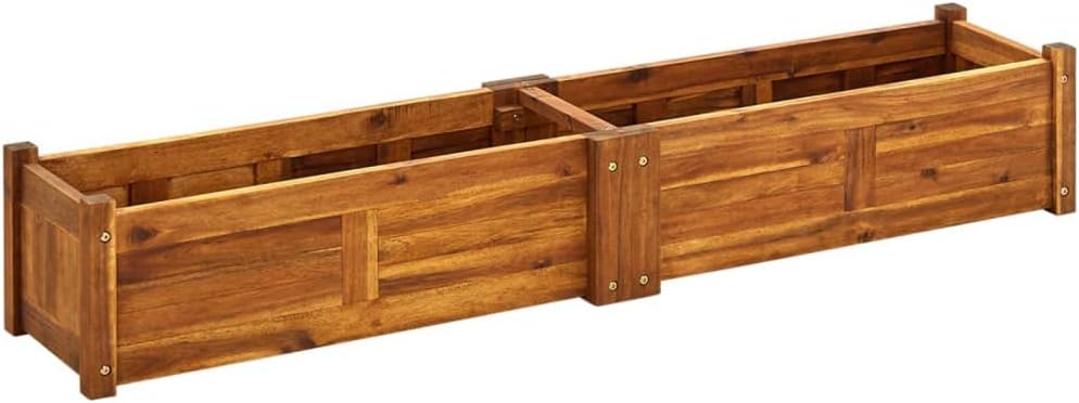 Acacia Wood Raised Bed 59"x11.8"x9.8" Q4459