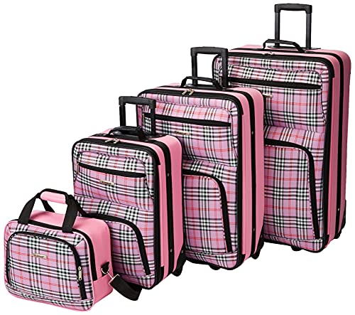 Charcoal 2-Piece Expandable Softside Upright Luggage Set G6312