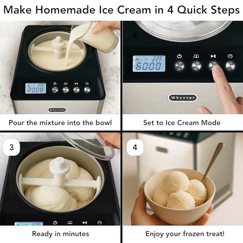 2.1 Qt. Stainless Steel Ice Cream Maker D8955
