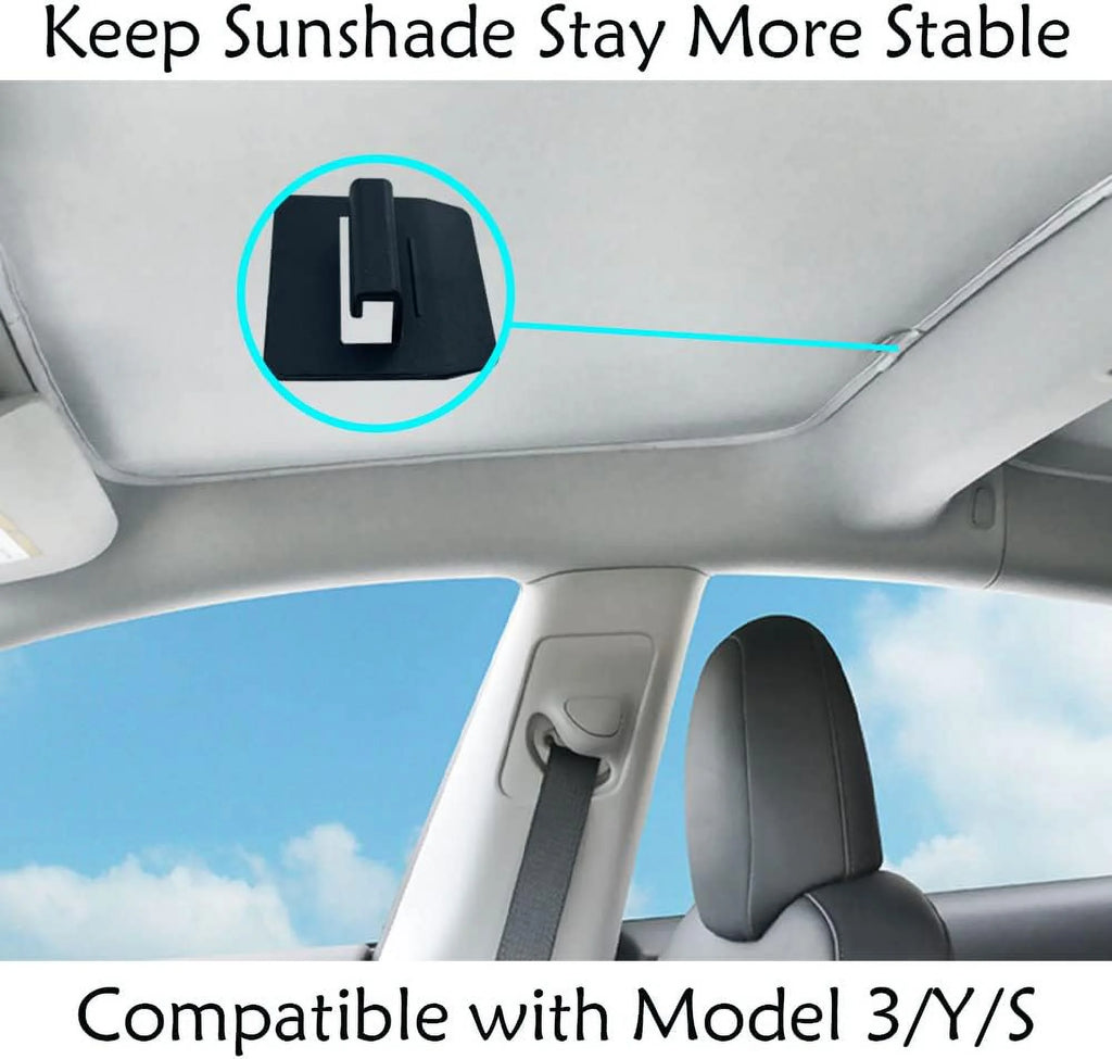16 PCS White Sunshade Clips for Roof Shade I92546