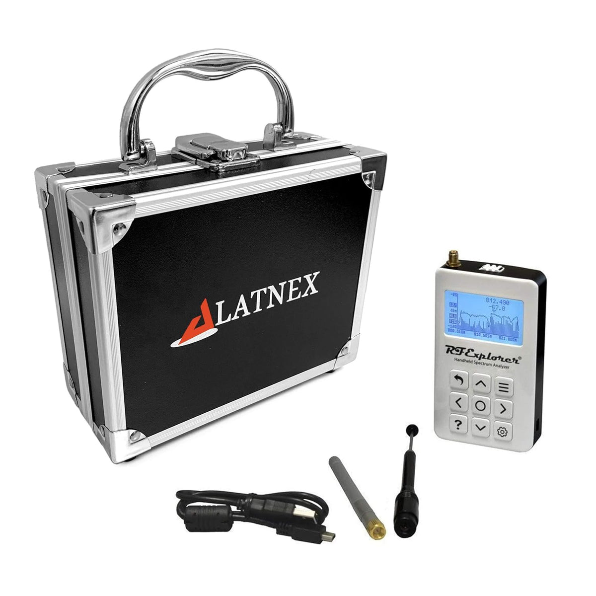 6G Combo Plus Slim Spectrum Analyzer with Aluminum Carrying Case R642