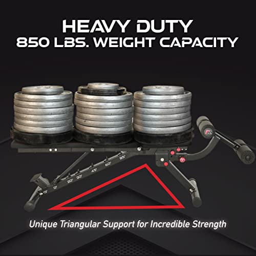 Adjustable Weight Bench for Incline Decline Strength Training P787691