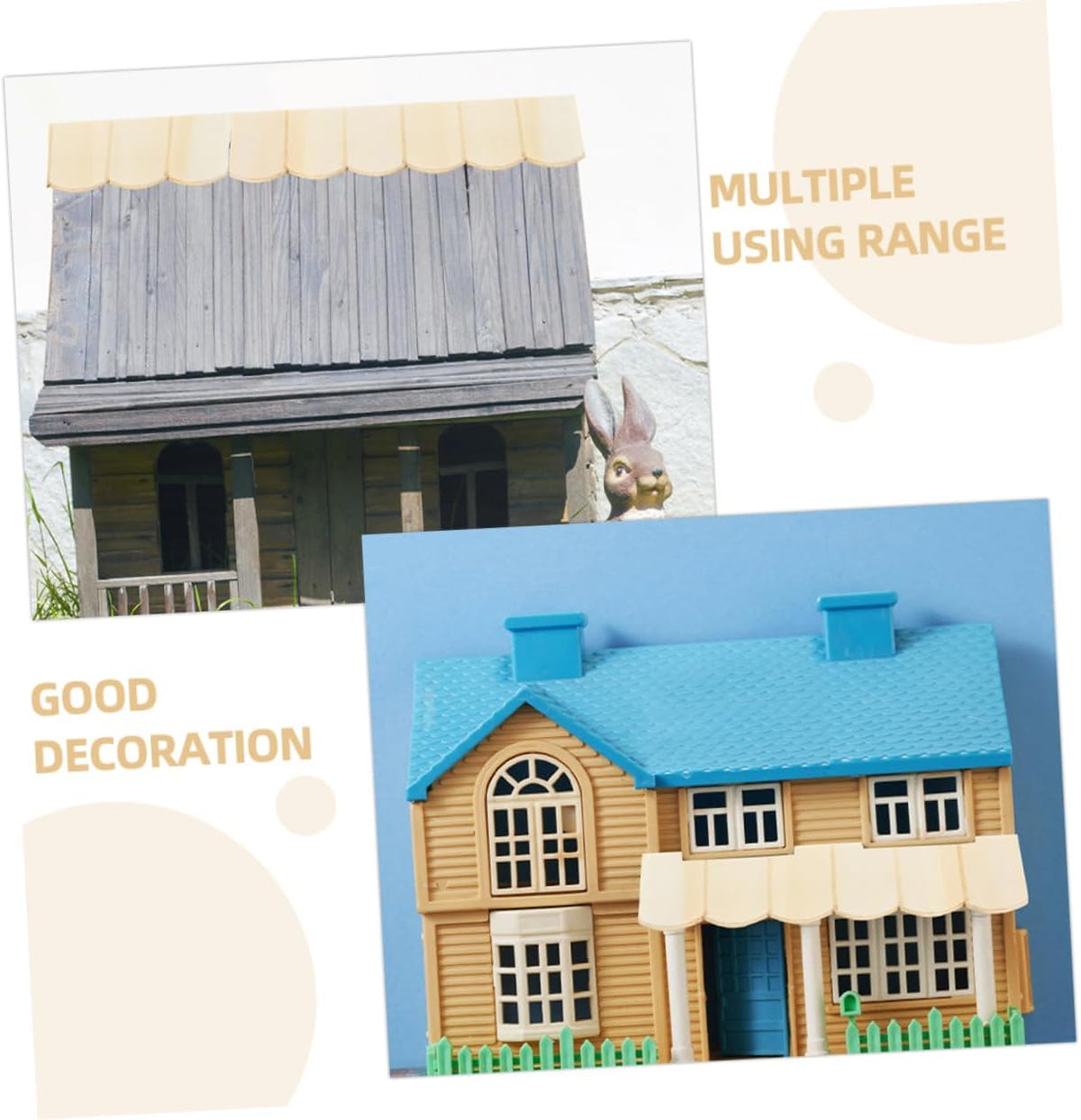 24pcs Dollhouse Miniature Roof Tile B9488